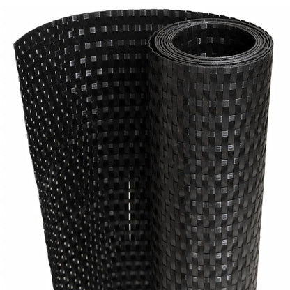 vidaXL Pare-vues de balcon 5 pcs Noir 255x19 cm Résine tressée