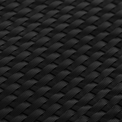 vidaXL Pare-vues de balcon 5 pcs Noir 255x19 cm Résine tressée