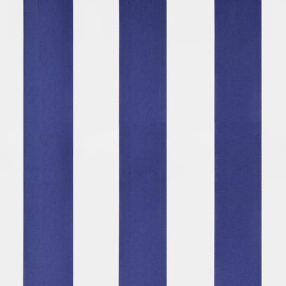 vidaXL Freistehende Markise Blau und Weiß 300x300 cm Stoff und Stahl