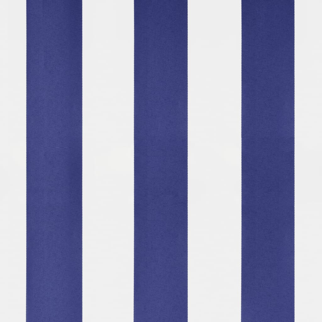 vidaXL Auvent autoportant bleu et blanc 600x300 cm tissu et acier