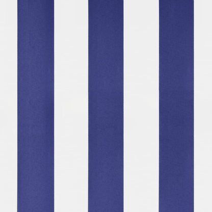 vidaXL Auvent autoportant bleu et blanc 600x300 cm tissu et acier