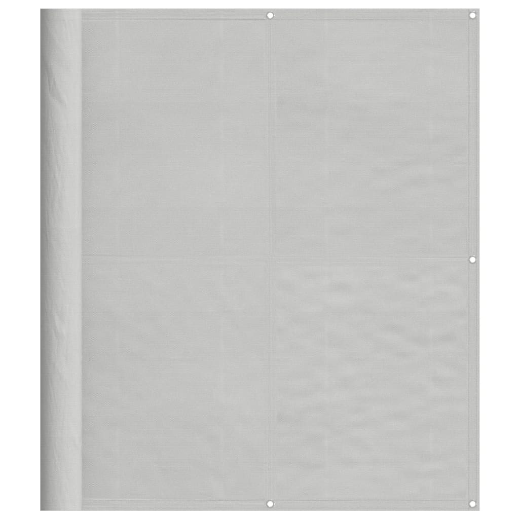vidaXL Balkon-Sichtschutz Hellgrau 120x300 cm 100 % Polyester-Oxford