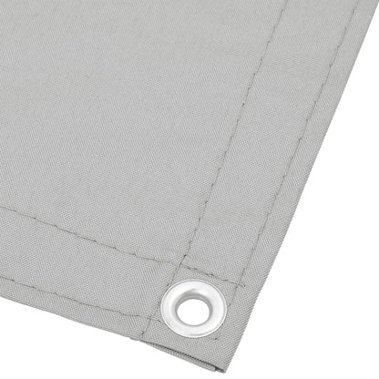 vidaXL Balkon-Sichtschutz Hellgrau 120x400 cm 100 % Polyester-Oxford