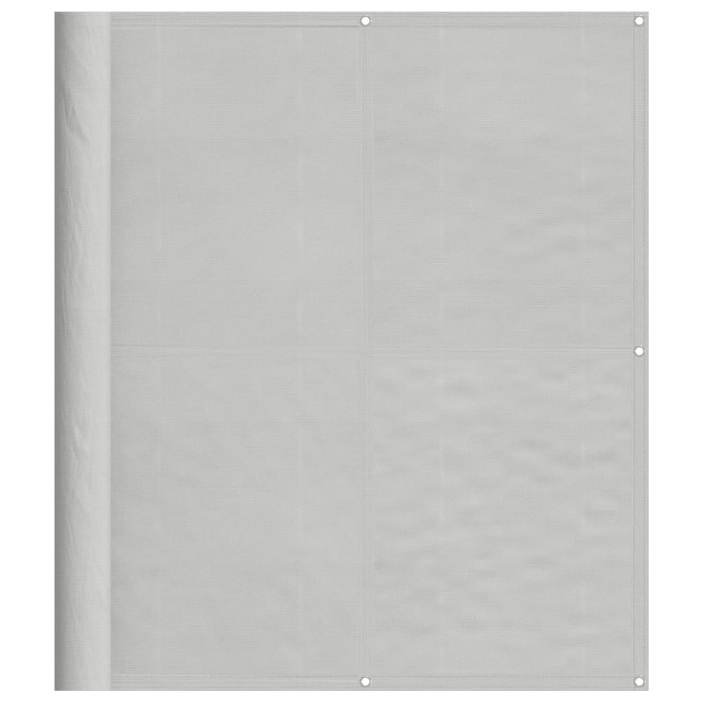 vidaXL Balkon-Sichtschutz Hellgrau 120x500 cm 100 % Polyester-Oxford