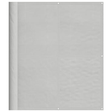 vidaXL Balkon-Sichtschutz Hellgrau 120x500 cm 100 % Polyester-Oxford