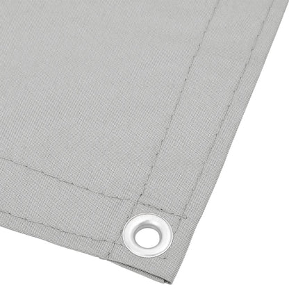 vidaXL Balkon-Sichtschutz Hellgrau 120x1000cm 100 % Polyester-Oxford