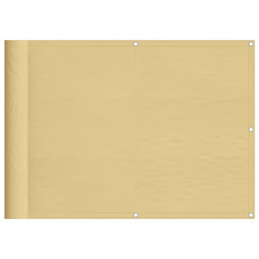 vidaXL Brise-vue de balcon Sable 75x600 cm 100 % polyester Oxford