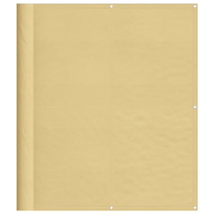 vidaXL Balkon-Sichtschutz Sandfarben 120x300 cm 100% Polyester-Oxford