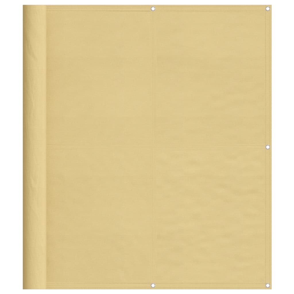 vidaXL Brise-vue de balcon Sable 120x700 cm 100 % polyester-Oxford