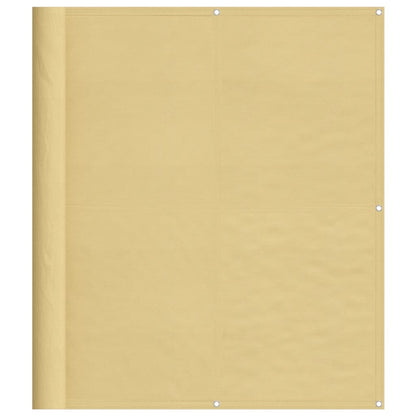 vidaXL Brise-vue de balcon Sable 120x700 cm 100 % polyester-Oxford