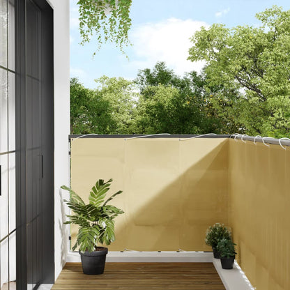 vidaXL Brise-vue de balcon Sable 120x700 cm 100 % polyester-Oxford