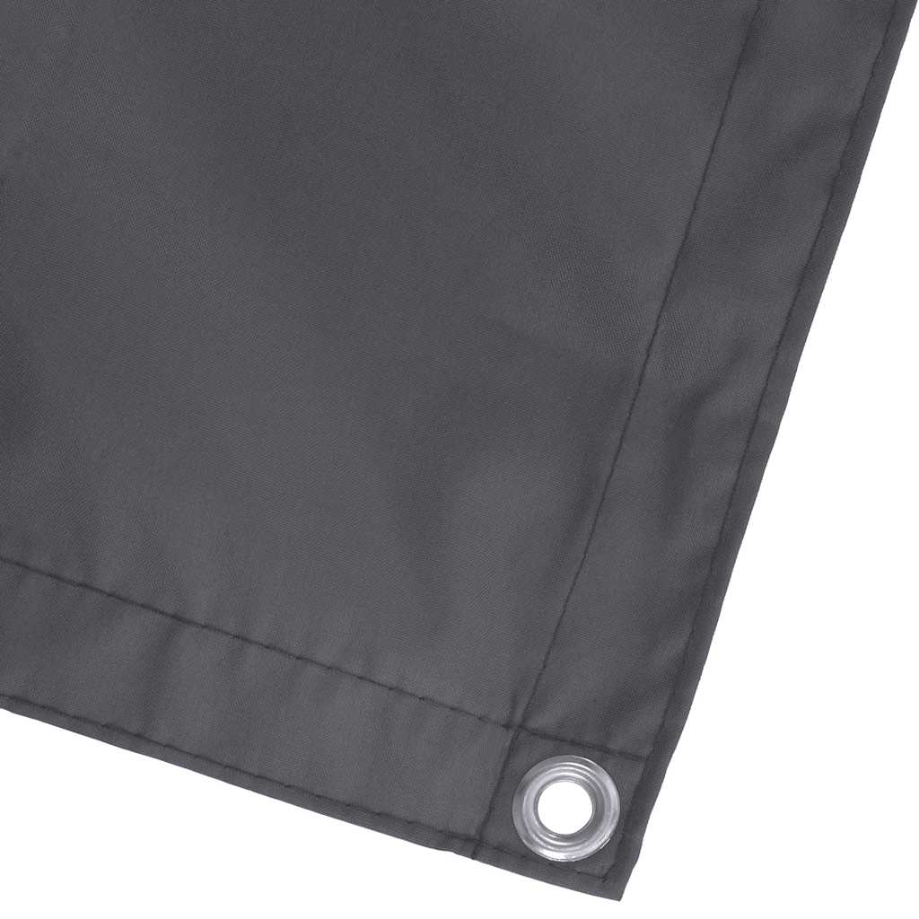 vidaXL Balkon-Sichtschutz Anthrazit 120x700 cm 100 % Polyester-Oxford