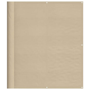 vidaXL Balkon-Sichtschutz Beige 120x700 cm 100 % Polyester-Oxford