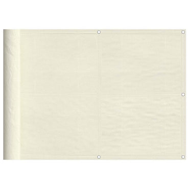 vidaXL Balkon-Sichtschutz Creme 75x700 cm 100 % Polyester-Oxford