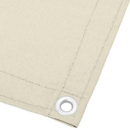 vidaXL Balkon-Sichtschutz Creme 90x800 cm 100 % Polyester-Oxford