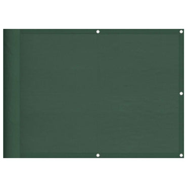 vidaXL Balkon-Sichtschutz Dunkelgrün 75x800 cm 100 % Polyester-Oxford