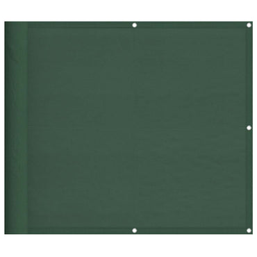 vidaXL Balkon-Sichtschutz Dunkelgrün 90x700 cm 100 % Polyester-Oxford