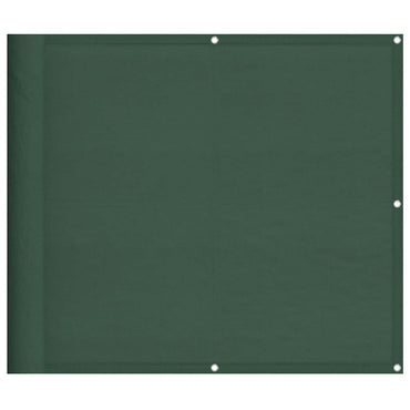 vidaXL Balkon-Sichtschutz Dunkelgrün 90x800 cm 100 % Polyester-Oxford