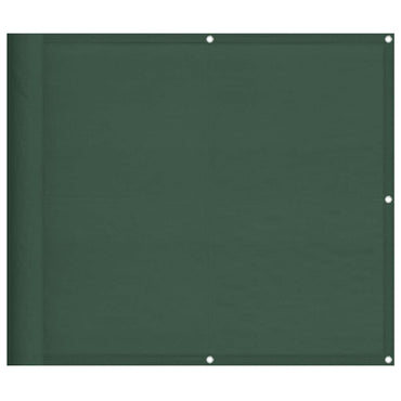 vidaXL Balkon-Sichtschutz Dunkelgrün 90x1000 cm 100 % Polyester-Oxford