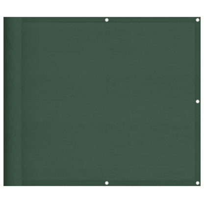 vidaXL Balkon-Sichtschutz Dunkelgrün 90x1000 cm 100 % Polyester-Oxford