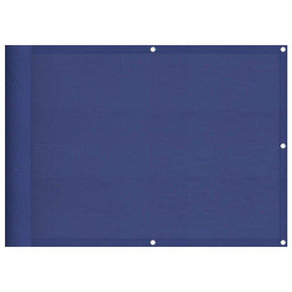 vidaXL Balkon-Sichtschutz Blau 75x700 cm 100 % Polyester-Oxford
