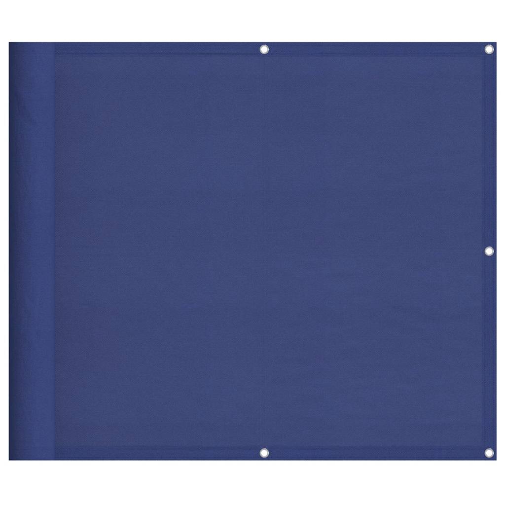 vidaXL Balkon-Sichtschutz Blau 90x1000 cm 100 % Polyester-Oxford