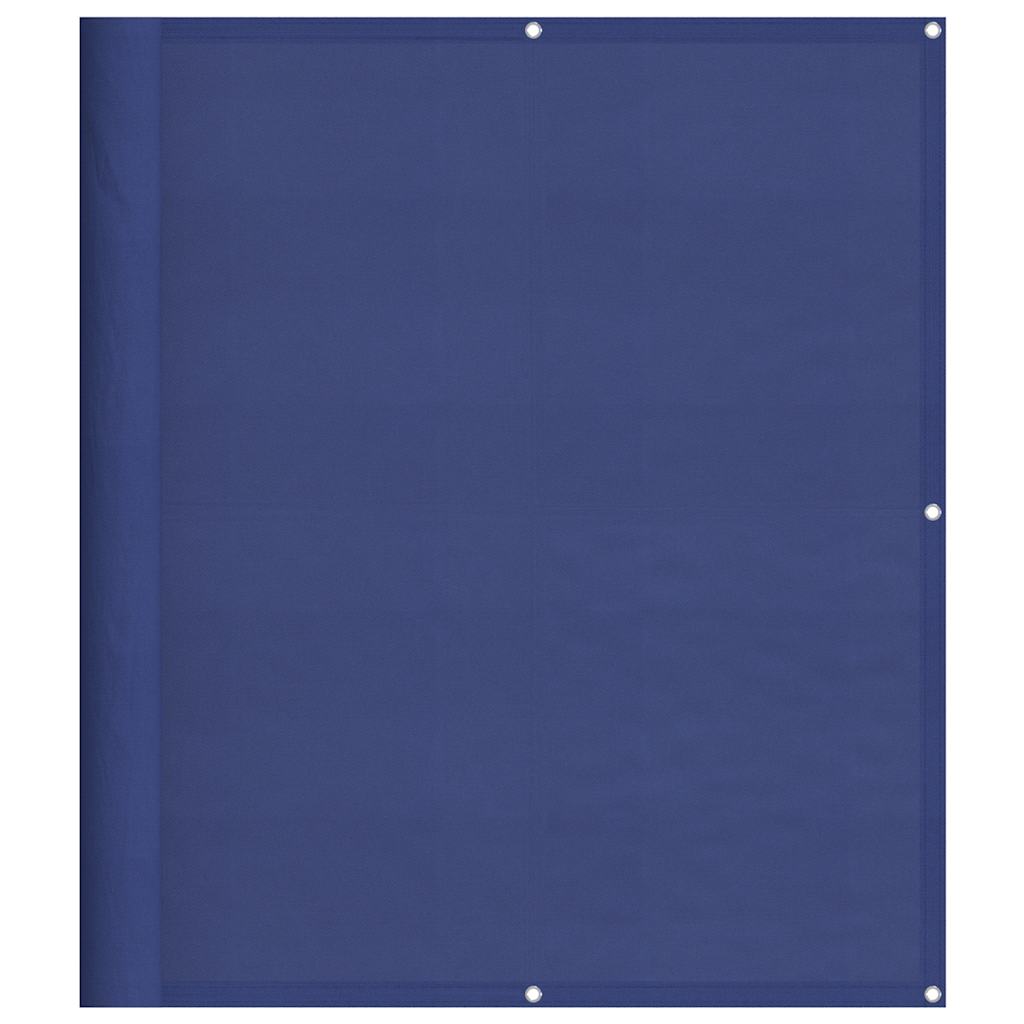 vidaXL Balkon-Sichtschutz Blau 120x800 cm 100 % Polyester-Oxford