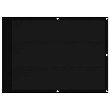 vidaXL Brise-vue de balcon Noir 75x700 cm 100 % polyester Oxford
