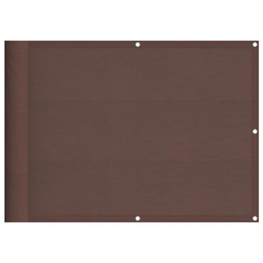 vidaXL Brise-vue de balcon Marron 75x700 cm 100 % polyester Oxford