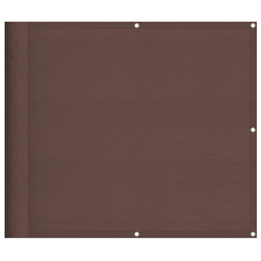 vidaXL Balkon-Sichtschutz Braun 90x800 cm 100 % Polyester-Oxford