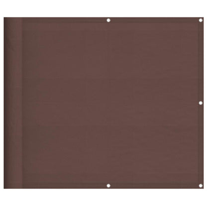 vidaXL Balkon-Sichtschutz Braun 90x800 cm 100 % Polyester-Oxford