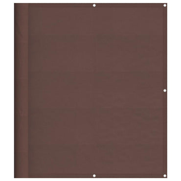 vidaXL Balkon-Sichtschutz Braun 120x700 cm 100 % Polyester-Oxford