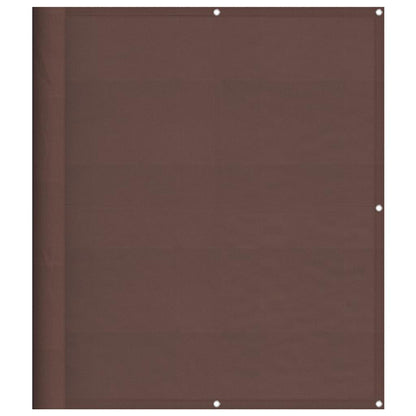 vidaXL Balkon-Sichtschutz Braun 120x800 cm 100 % Polyester-Oxford