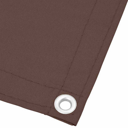 vidaXL Balkon-Sichtschutz Braun 120x1000 cm 100 % Polyester-Oxford