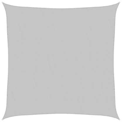 vidaXL Sonnensegel Hellgrau 2,5x2,5 m 100% Polyester Oxford