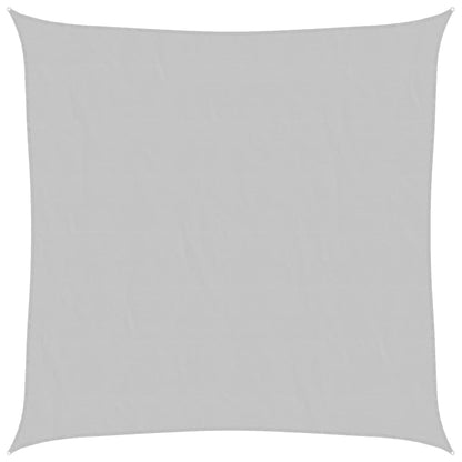 vidaXL Voile d'ombrage Gris clair 3,6x3,6 m 100 % polyester Oxford