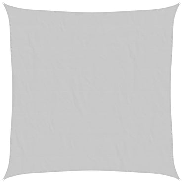 vidaXL Sonnensegel Hellgrau 4x4 m 100% Polyester Oxford