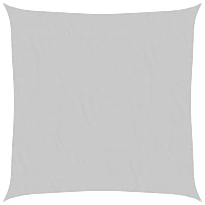 vidaXL Sonnensegel Hellgrau 4x4 m 100% Polyester Oxford