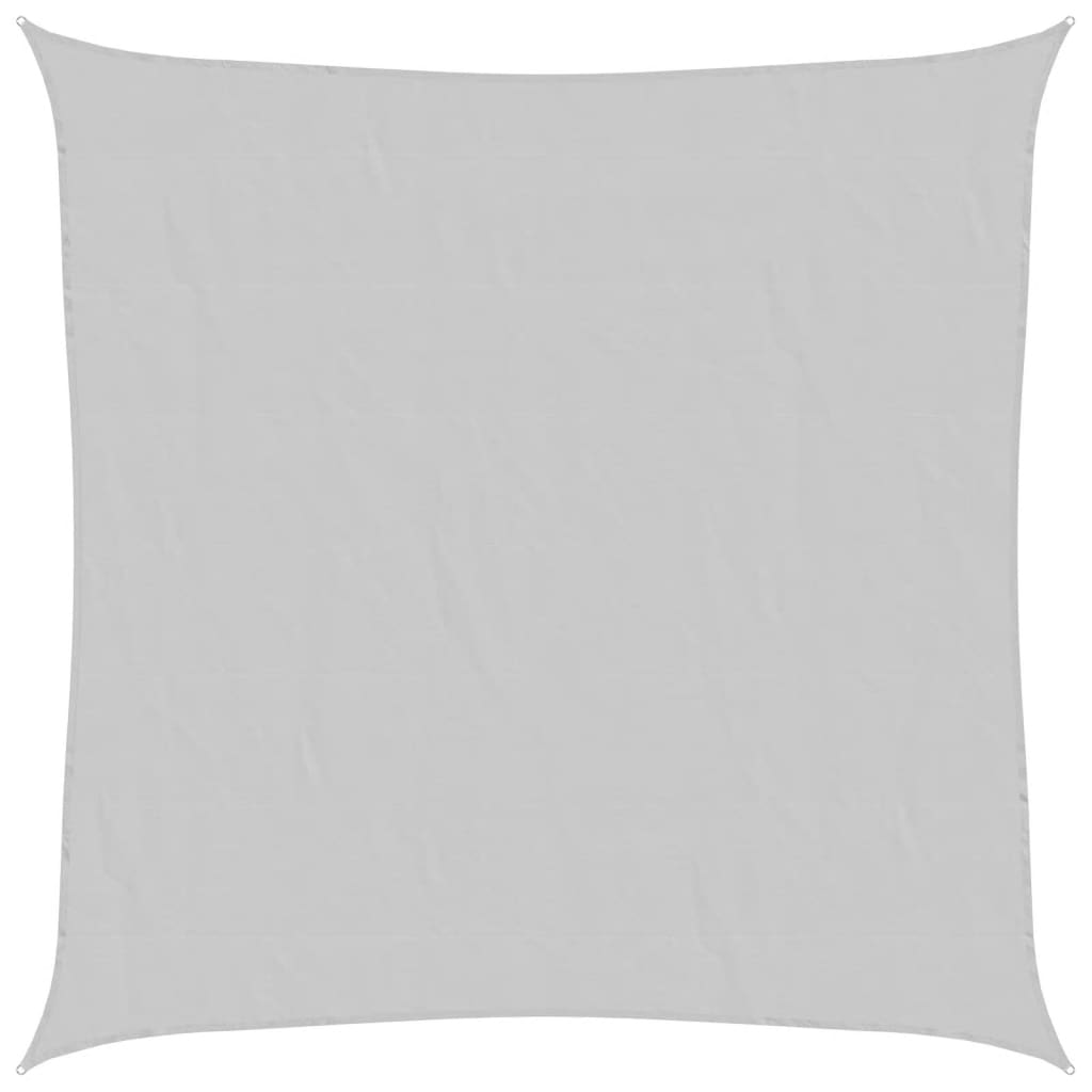 vidaXL Sonnensegel Hellgrau 4,5x4,5 m 100% Polyester Oxford