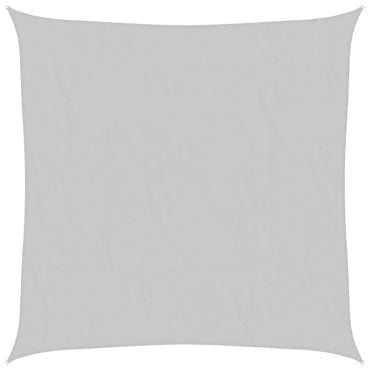 vidaXL Sonnensegel Hellgrau 7x7 m 100% Polyester Oxford