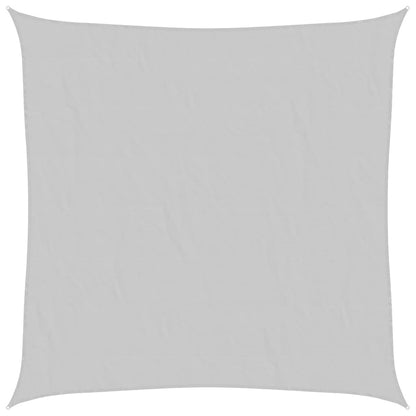 vidaXL Sonnensegel Hellgrau 7x7 m 100% Polyester Oxford