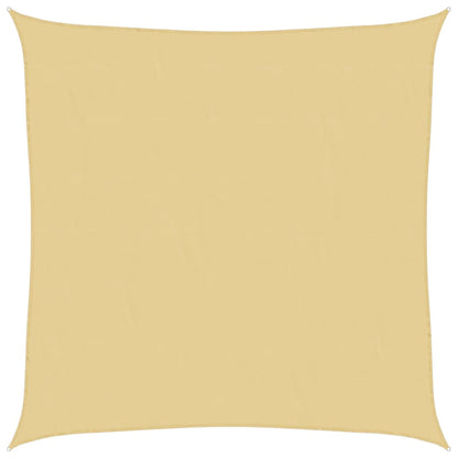 vidaXL Sonnensegel Sandfarbe 2x2 m 100% Polyester Oxford