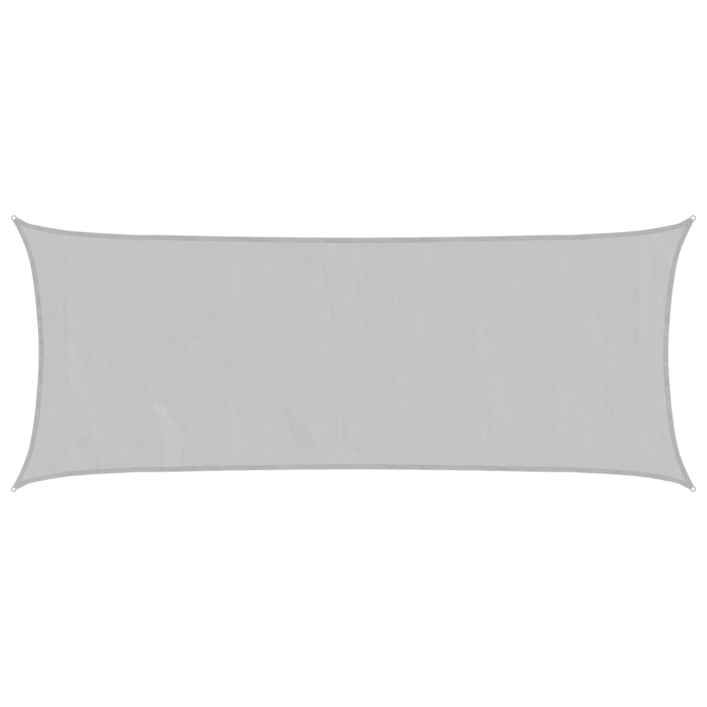 vidaXL Sonnensegel Hellgrau 4,5x2 m 100% Polyester Oxford