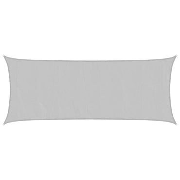 vidaXL Sonnensegel Hellgrau 4,5x2 m 100% Polyester Oxford