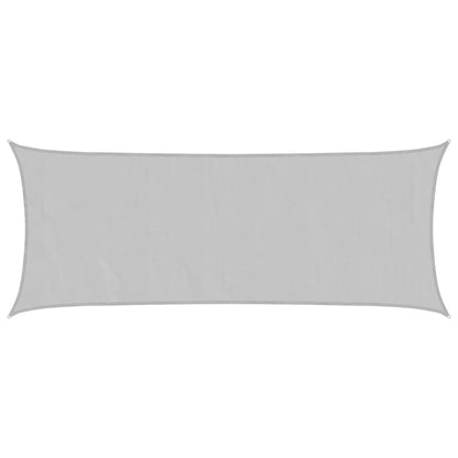 vidaXL Sonnensegel Hellgrau 4,5x2 m 100% Polyester Oxford
