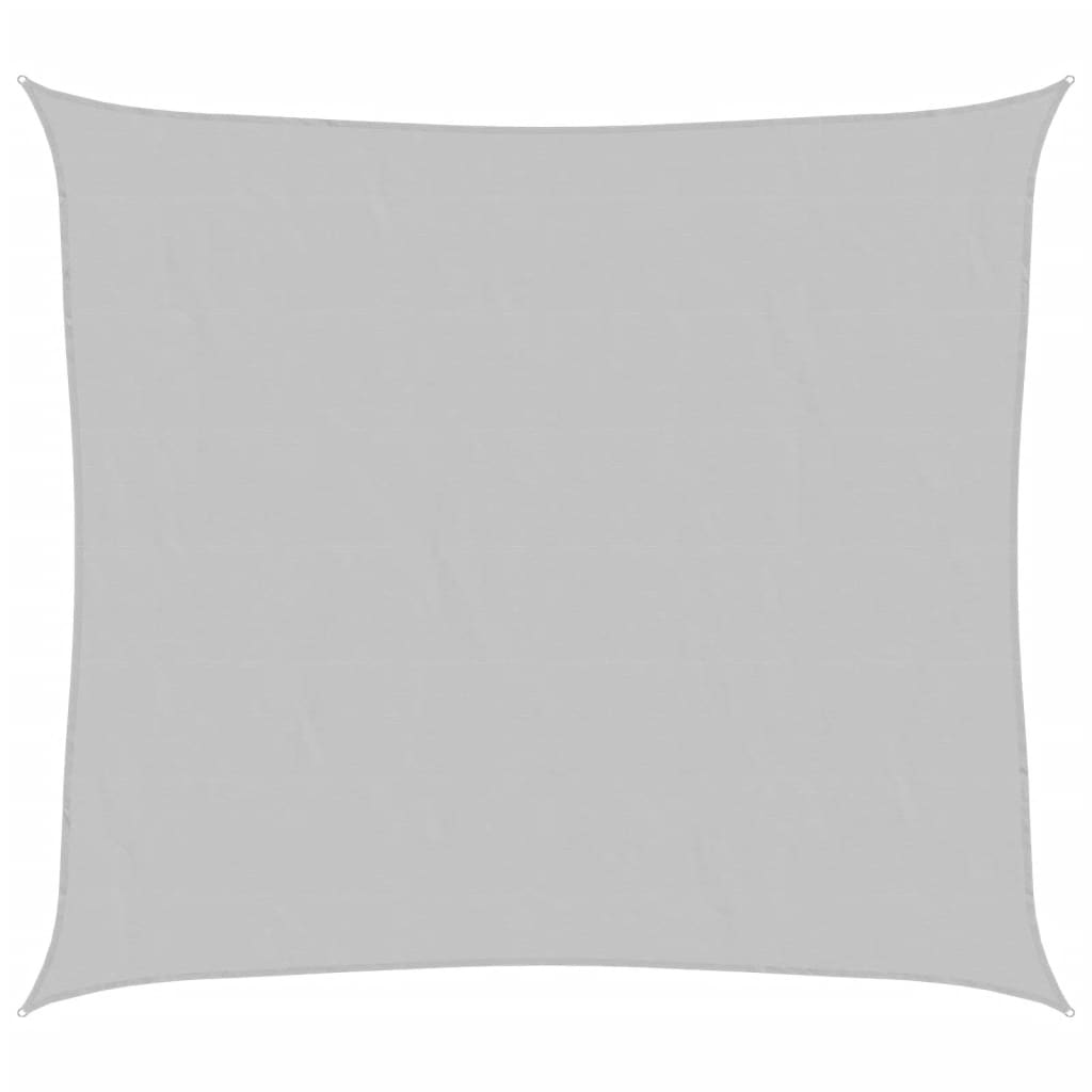 vidaXL Sonnensegel Hellgrau 3x2,5 m 100% Polyester Oxford