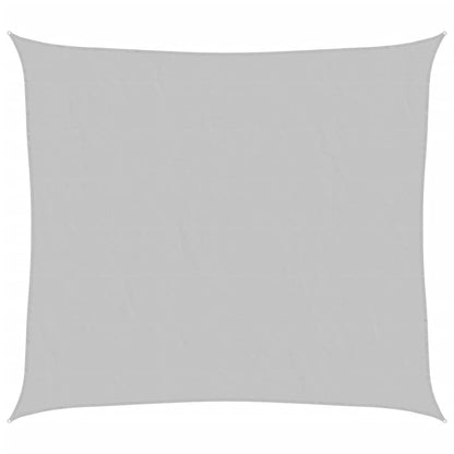 vidaXL Sonnensegel Hellgrau 3x2,5 m 100% Polyester Oxford