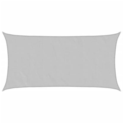 vidaXL Sonnensegel Hellgrau 6x3 m 100% Polyester Oxford