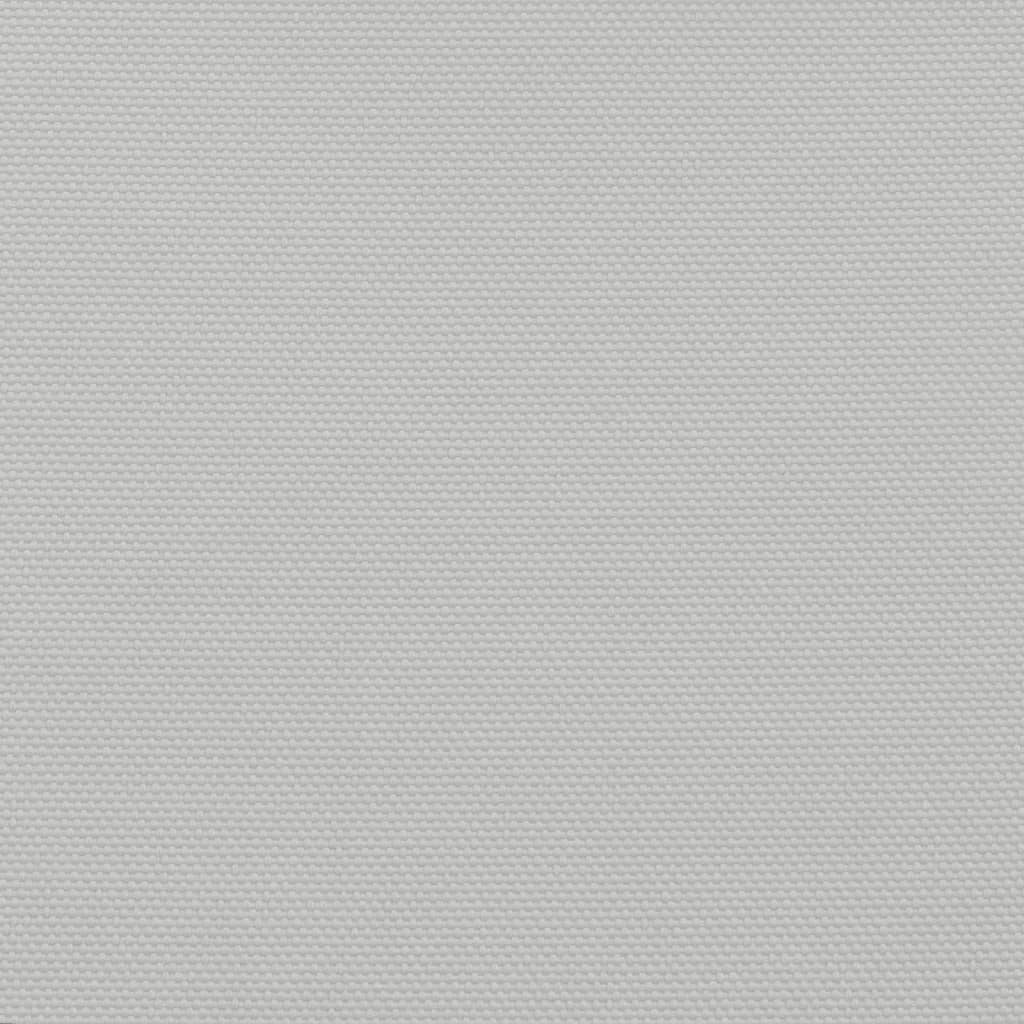 vidaXL Sonnensegel Hellgrau 5x3,5 m 100% Polyester Oxford