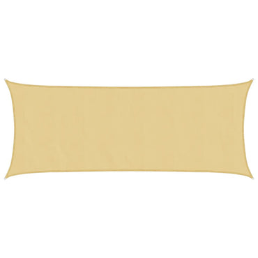 vidaXL Sonnensegel Sandfarbe 4,5x2 m 100% Polyester Oxford